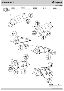 Bedienungsanleitung Outwell Birdland 3 Zelt