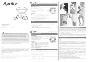 Mode d’emploi Aprilla AFM-2803 Appareil de massage