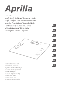 Manual de uso Aprilla ABS-1055 Báscula