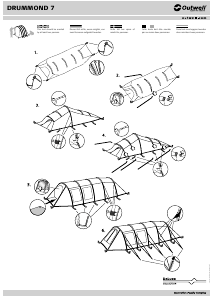 Bedienungsanleitung Outwell Drummond 7 Zelt