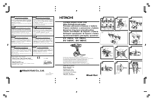 Manual de uso Hitachi DV 14DCL Atornillador taladrador