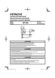 Handleiding Hitachi NP 50A Spijkerpistool