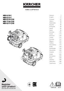 Manuale Kärcher HDS 7/16 CX Idropulitrice