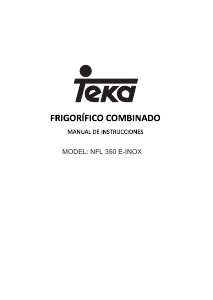 Manual Teka NFL 350 EU E-INOX Fridge-Freezer