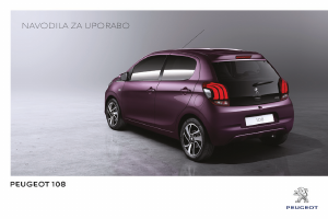 Priročnik Peugeot 108 (2016)