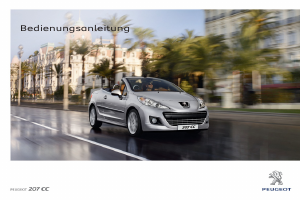 Bedienungsanleitung Peugeot 207 (2013)