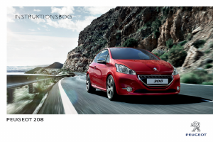 Brugsanvisning Peugeot 208 (2014)