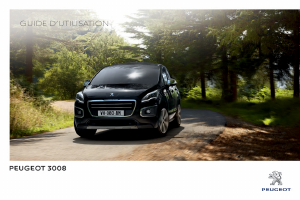 Mode d’emploi Peugeot 3008 (2016)