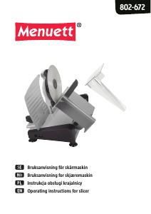 Manual Menuett 802-672 Slicing Machine