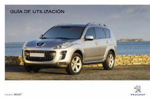 Manual de uso Peugeot 4007 (2012)