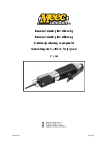 Manual Meec Tools 071-205 Reciprocating Saw