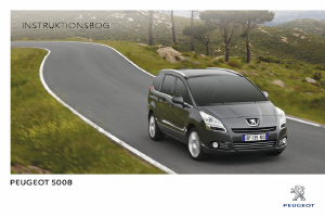 Brugsanvisning Peugeot 5008 (2013)