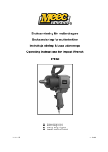 Bruksanvisning Meec Tools 073-018 Muttertrekker