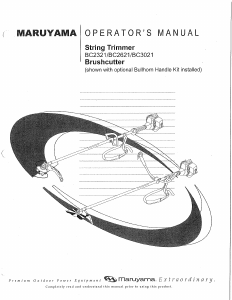 Manual Maruyama BC2321 Grass Trimmer