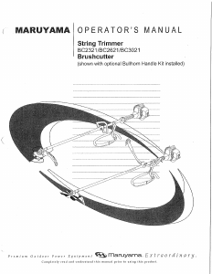 Handleiding Maruyama BC3021 Grastrimmer
