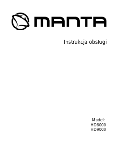Instrukcja Manta HD8000 Odbiornik cyfrowy