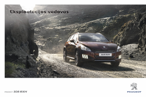 Vadovas Peugeot 508 (2013)