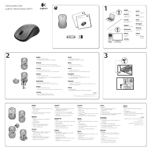 Bedienungsanleitung Logitech M310 Maus