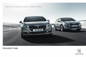 Vadovas Peugeot 508 (2016)