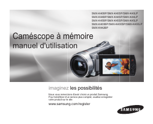 Mode d’emploi Samsung SMX-K45BP Caméscope