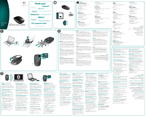 Mode d’emploi Logitech M555b Souris