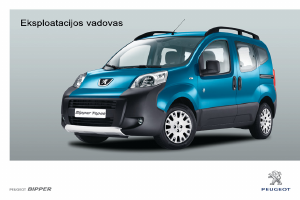 Vadovas Peugeot Bipper (2013)