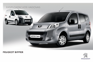 Vadovas Peugeot Bipper (2014)