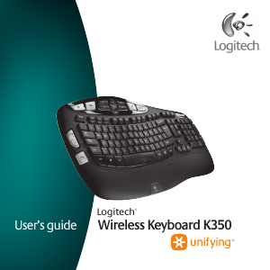 Manual Logitech K350 Keyboard