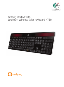Manual Logitech K750 Keyboard