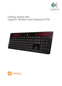 Mode d’emploi Logitech K750 Clavier