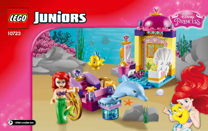 Instrukcja Lego set 10723 Juniors Kareta Arielki z delfinem