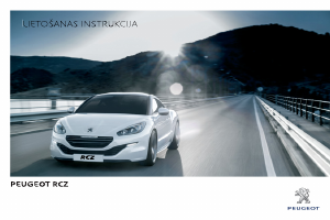 Rokasgrāmata Peugeot RCZ (2013)