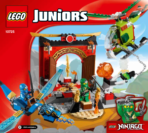 Bruksanvisning Lego set 10725 Juniors Forsvunnet tempel
