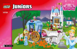 Käyttöohje Lego set 10729 Juniors Prinsessa Tuhkimon vaunut