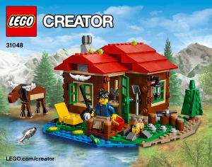 Bedienungsanleitung Lego set 31048 Creator Hütte am See