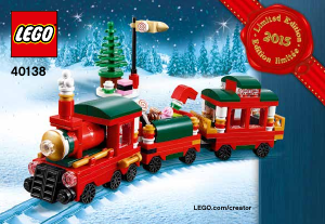 Manual de uso Lego set 40138 Creator Tren navideño