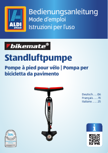 Manuale Bikemate 96038 Pompa per bicicletta