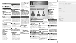 Manuale Bikemate 16540 Sella per bicicletta