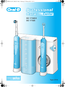 Kullanım kılavuzu Braun OC 17545X Professional Care Center Diş ipi