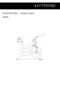 Käyttöohje Casall 91010 S10.5 Kuntopyörä