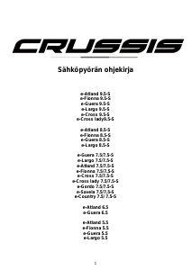 Käyttöohje Crussis e-Fionna 7.5-S Sähköavusteinen polkupyörä
