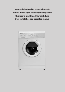 Manual Edesa L2106 Washing Machine