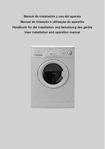 Manual Edesa 4L53 Máquina de lavar roupa