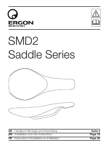 Manual Ergon SMD2 Bicycle Saddle