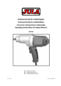 Manual Jula 009-005 Impact Wrench