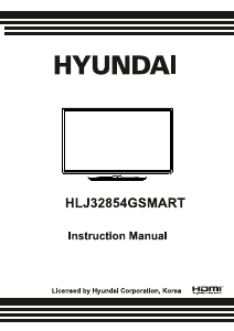 Manuál Hyundai HLJ32854GSMART LED televize