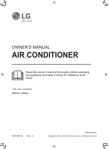 Manual LG S12ETK Air Conditioner