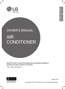 Manual LG ASNW18GK1Z0 Air Conditioner