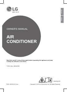 Manual LG S3UW24K23BA Air Conditioner