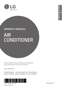Manual LG ASNW126MMS4 Air Conditioner